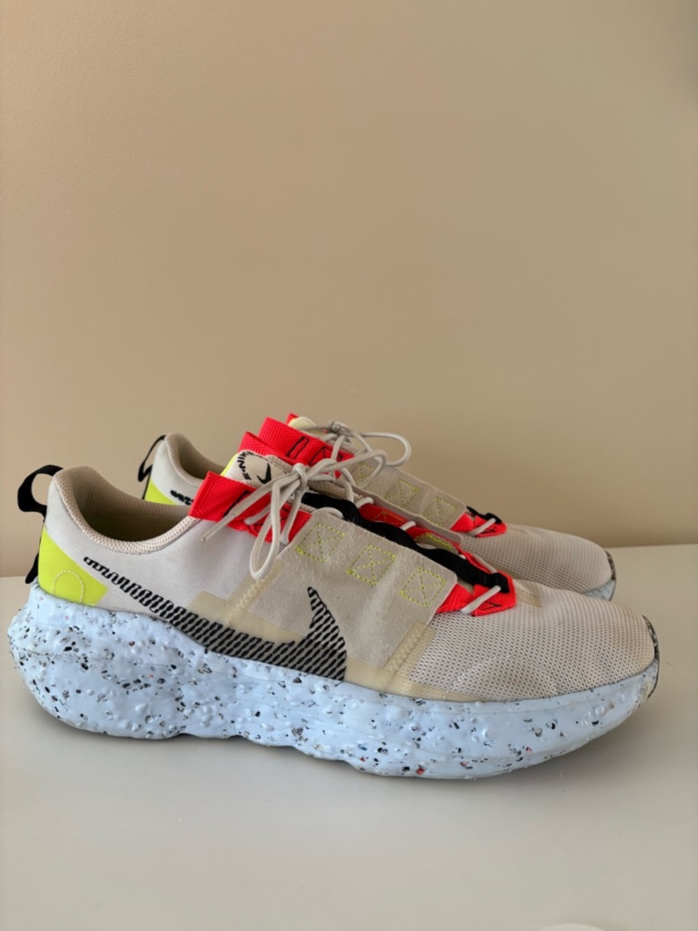 Nike Crater Impact in the Light Bone Black